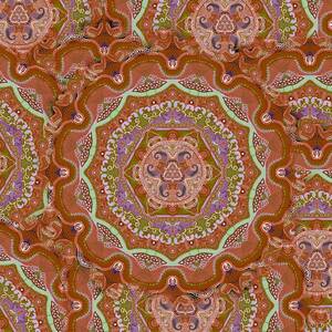 Indian Fabric Pattern #7 Digital Art by Sandrine Kespi - Fine Art