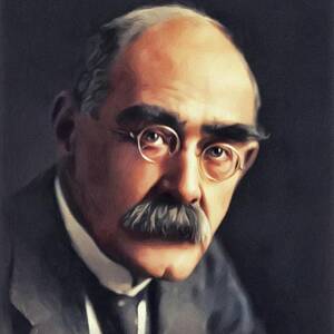 Rudyard Kipling, Literary Legend Painting by John Springfield | Fine ...