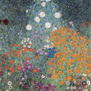 Flower Garden by Gustav Klimt
