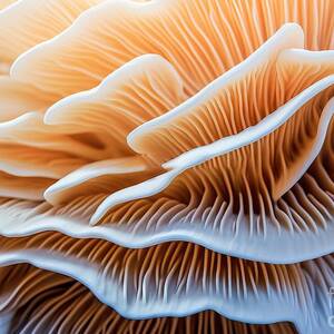 abstract background macro image of mushroom, Sajor-caju mushroom by N Akkash