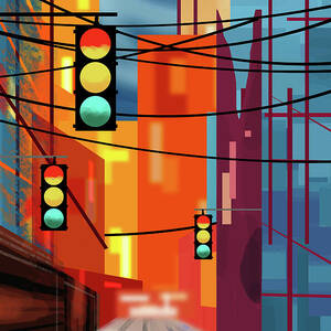Abstract City by Andrew Hitchen