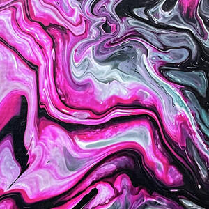 341) Acrylic pour painting  Easy beginners dip technique / #StayHome and  paint #WithMe 