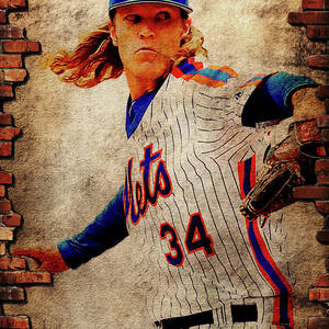 Baseball Noahsyndergaard Noah Syndergaard Noah Syndergaard Thor New York  Mets Newyorkmets Noahsethsy by Wrenn Huber