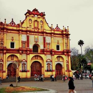 Cathedral, San Cristobal de las Casas by Lorena Cassady