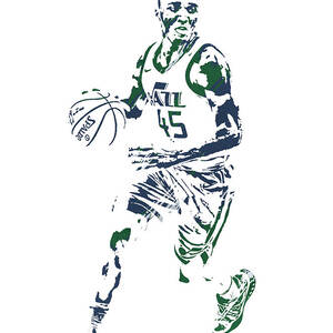 Donovan Mitchell Coloring Page