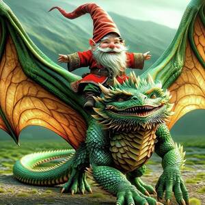 Emerald Majesty and the Cheerful Rider by Bill And Linda Tiepelman