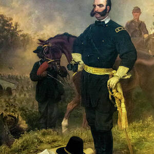 General Ambrose Burnside at Antietam by Emanuel Gottlieb Leutze