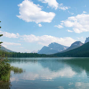 Glacial Waters of Bow Lake, Banff, Alberta 2 by John Twynam