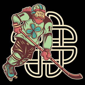 NHL Boston Bruins Three Leaf Clover St Patrick's Day Hockey Sports