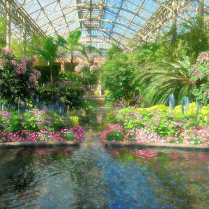 Inside the Conservatory by Kathi Isserman