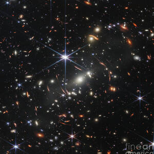 James Webb Space Telescope First Deep Field, Galaxy Cluster Smacs 0723 by Nasa