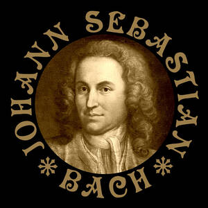 Johann Sebastian Bach - Vintage Design - CSY Art Print by Chokullov Art  Studio