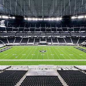 Las Vegas Raiders Stadium Ultra Wide Full View 50 Yard Line