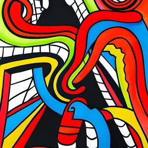 Lines and Shapes Abstract by Cindy's Creative Corner