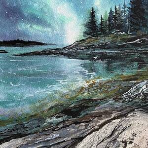 Milky Way over Maine by Kellie Chasse