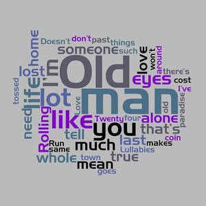 Neil Young - Old Man Lyrical Cloud by Susan Maxwell Schmidt