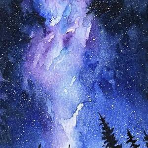 Night Galaxy by Judy Strickland