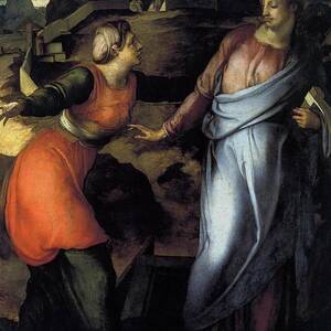 Christs Appearance to Mary Magdalene after the resurrection Painting by