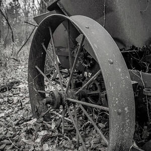 Old Abandoned Rusting Farming Equipment by John Twynam