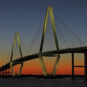 Ravenel Bridge 5 - Charleston, S.C. by Richard Krebs