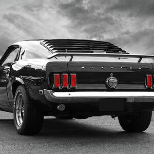 Rear Of The Year - '69 Mustang by Gill Billington