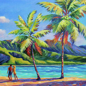 Romantic Hanalei Bay by John Clark