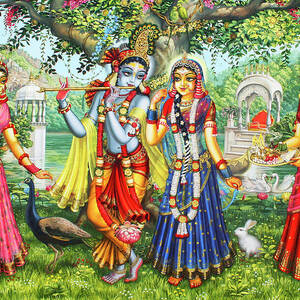 Sakhi Yugal by Vrindavan Das
