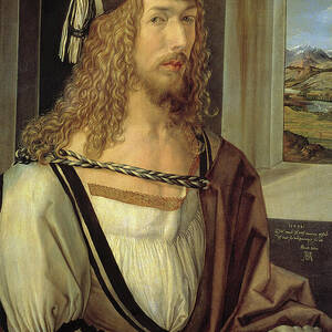 Self-Portrait by Albrecht Durer by The Luxury Art Collection Self-Portrait by Albrecht Durer by The Luxury Art Collection