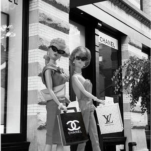 Shopping Chanel Brunette Digital Art by David Parise - Pixels