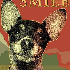 Vintage Series Wendy Presseisen DACHSHUND  Dog Print Poster Doxie Weiner Dog