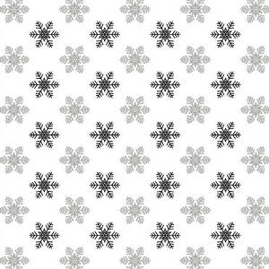 Snowflake in Black and White by Eclectic at Heart