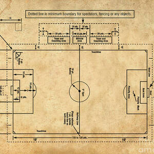 Volleyball Court Diagram Digital Art by Visual Design | Pixels