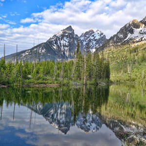 String Lake Reflections In Summer by Dan Sproul