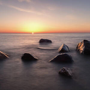 Sunrise at Boulder Point by Paul Schultz
