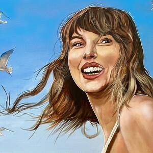 Joel Tesch Canvas Prints - Taylor Swift ( People > celebrities > musicians > Taylor Swift art) - 26x18 in