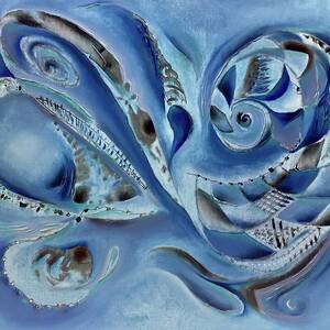 Motivic Glimpse 3 Abstract Art Painting By Elisabeth Kelvin