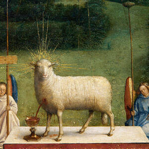 The Ghent Altarpiece open Painting by Jan van Eyck - Fine Art America