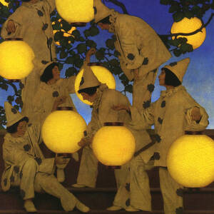 The Lantern Bearers by Maxfield Parrish by Mango Art