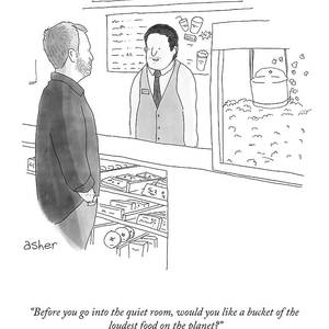 The Quiet Room with the Loudest Food by Asher Perlman