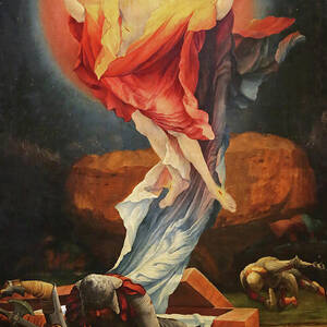 The Resurrection by Matthias Grunewald by Matthias Grunewald