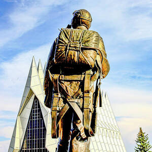 Tuskegee Airmen Memorial USAF Academy by Tommy Anderson