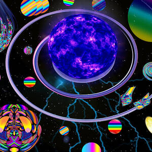 Wacky World of Ron Abstract by Ronald Mills