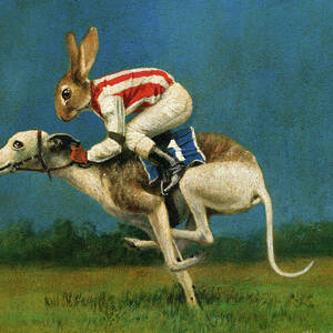 Whippet Racer by Michael Thomas