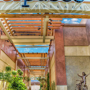 El Paseo Shopping District Palm Desert by David Zanzinger