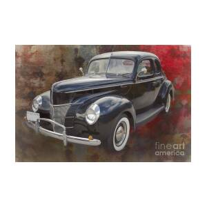 1940 Ford Deluxe photograph of Classic car painting in color 319