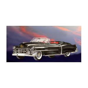 1953 Cadillac El Dorardo Convertible Painting by Jack Pumphrey - Fine ...