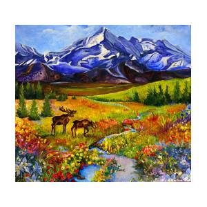 Alaska Landscape Print Western Denim Jacket - ShopperBoard