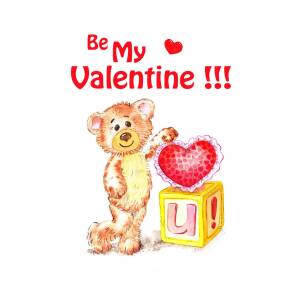 be my valentine teddy bear