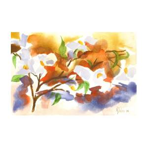 Flowering Dogwood III Painting by Kip DeVore - Fine Art America