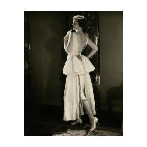 Irene Castle Wearing A Satin Dress Photograph by Edward Steichen - Fine ...